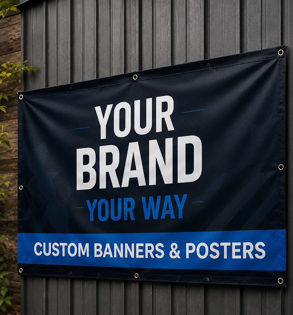 Custom printed banners and posters