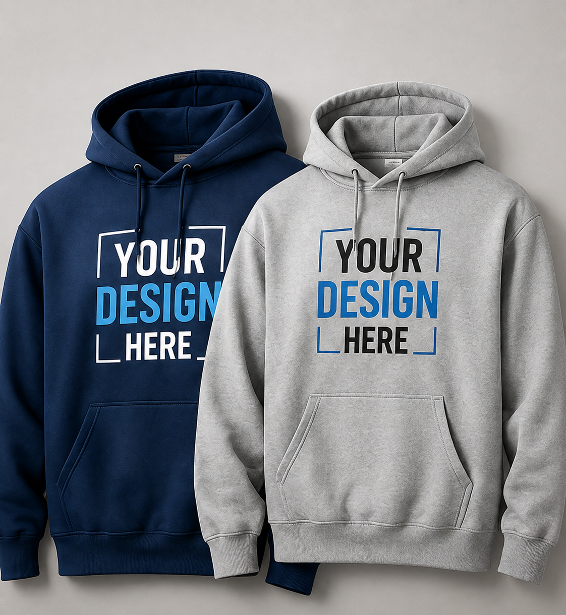 Custom printed hoodies and sweatshirts