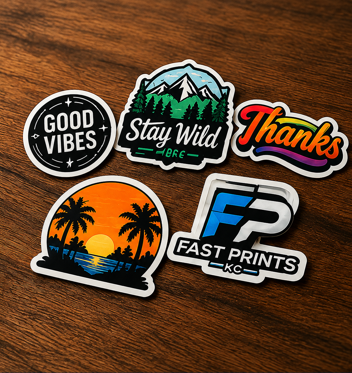 Custom stickers and labels